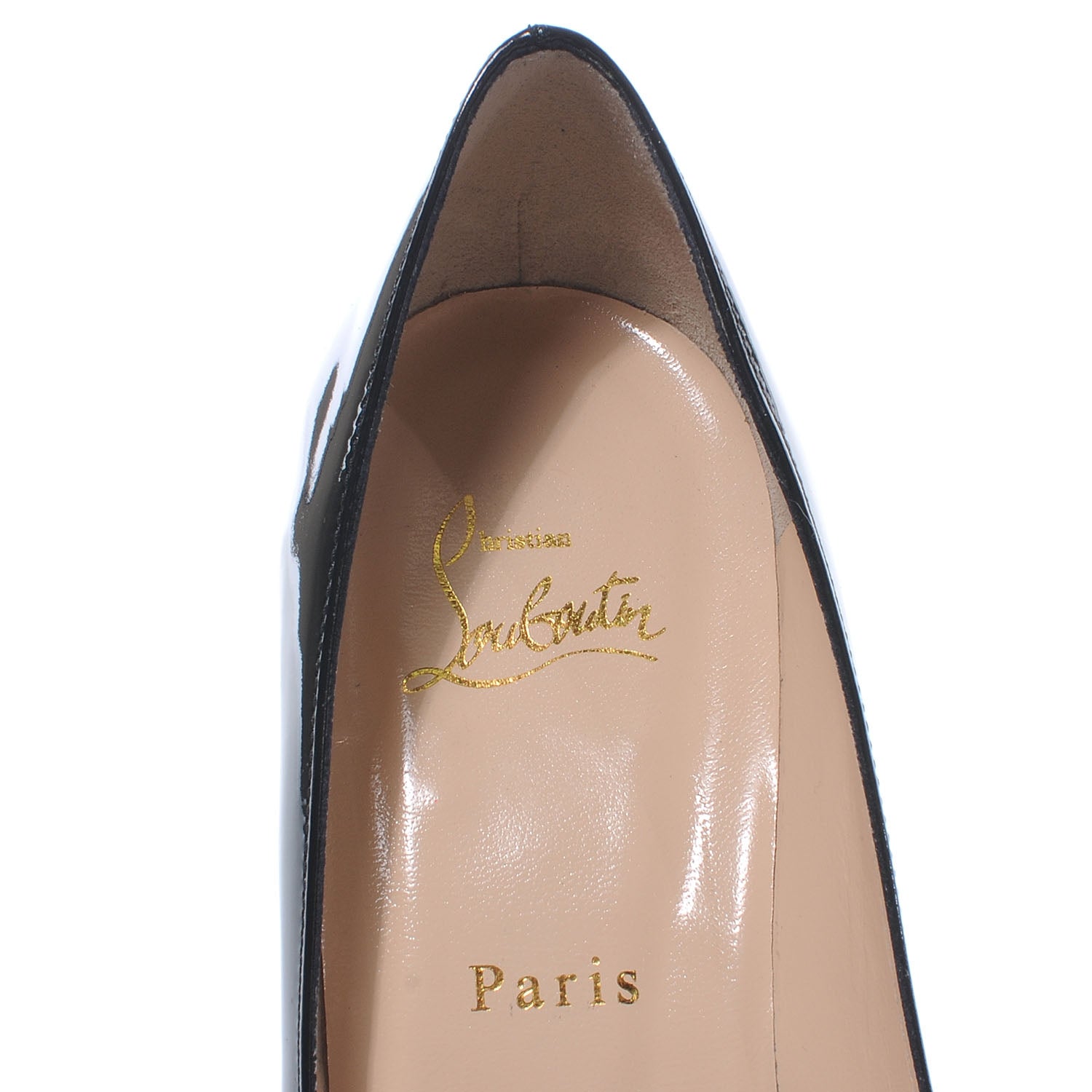 Christian Louboutin Patent Shelley 90 Pumps 41 Black Red 7 of 7