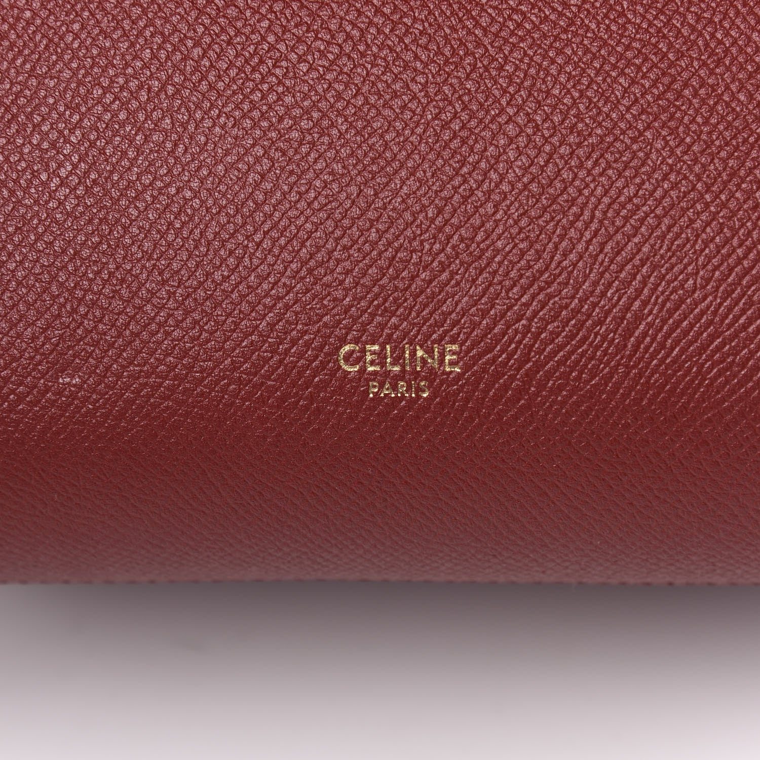 Celine Grained Calfskin Nano Belt Bag Ruby 7 of 10