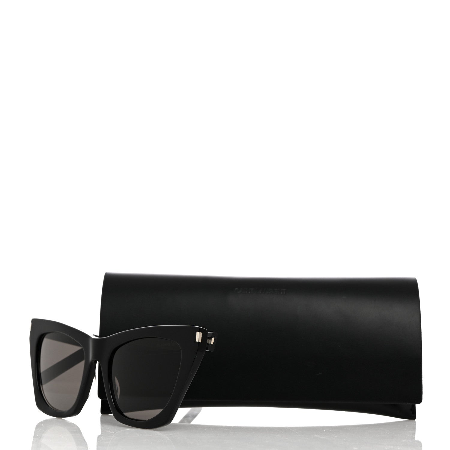 Saint Laurent New Wave SL214 Kate Cat Sunglasses Black 8 of 8