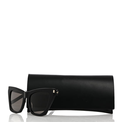 Saint Laurent New Wave SL214 Kate Cat Sunglasses Black 8 of 8