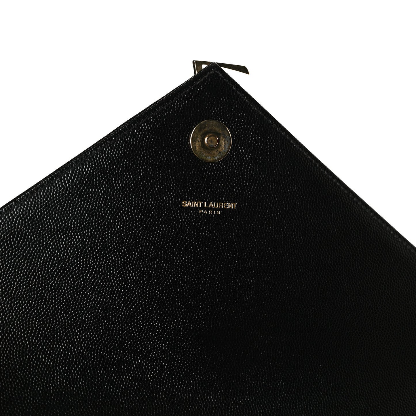 Grain De Poudre Matelasse Chevron Large Monogram Satchel Black