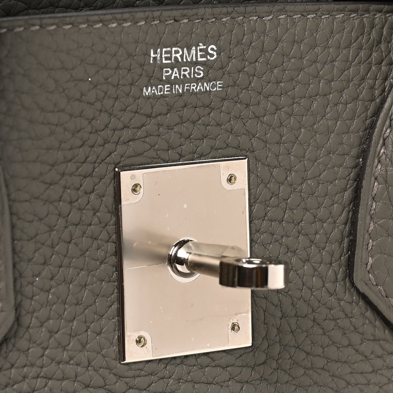 Hermes Togo Birkin 30 Gris Meyer 6 of 11