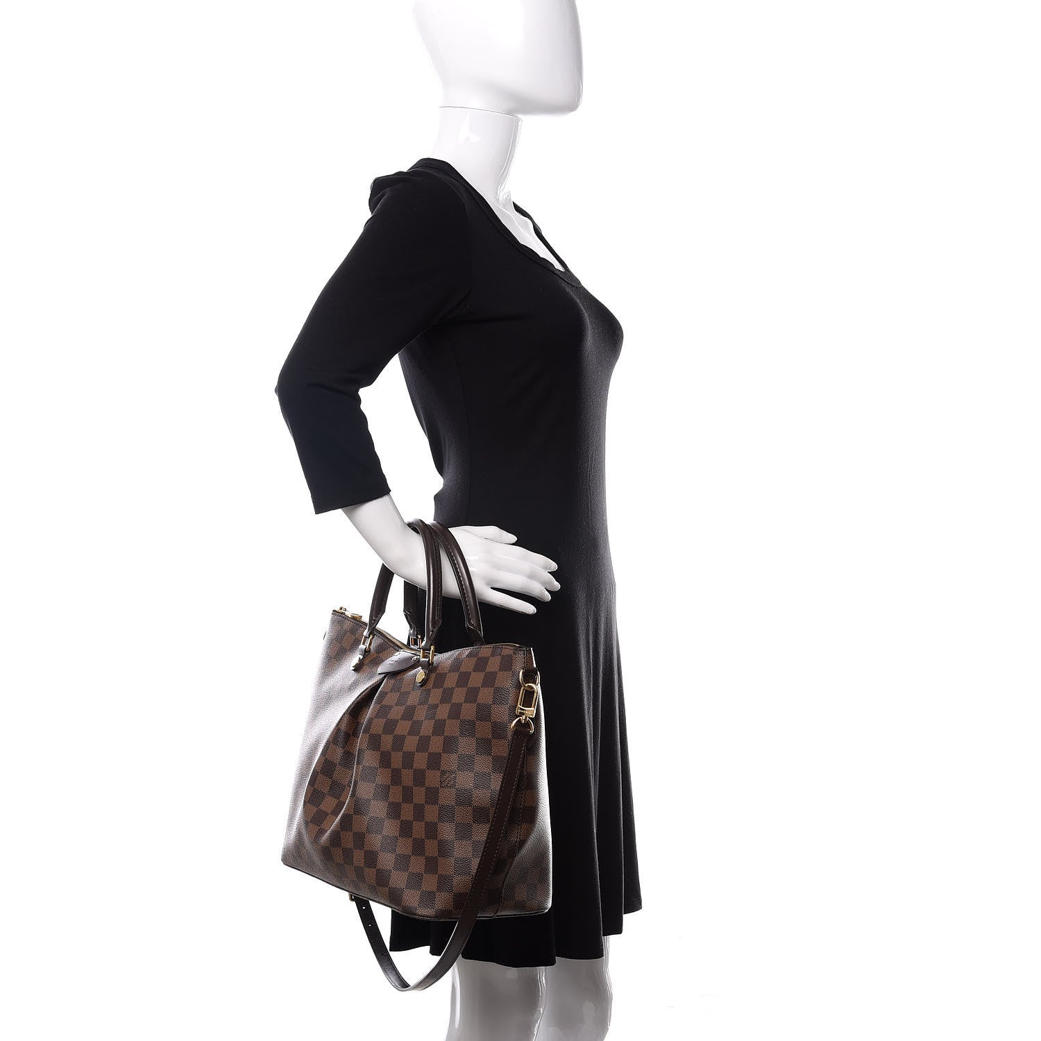 Louis Vuitton Damier Ebene Siena GM 3 of 11