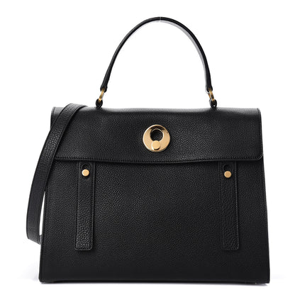 Saint Laurent Calfskin Canvas Medium Muse Two Black 1 of 11