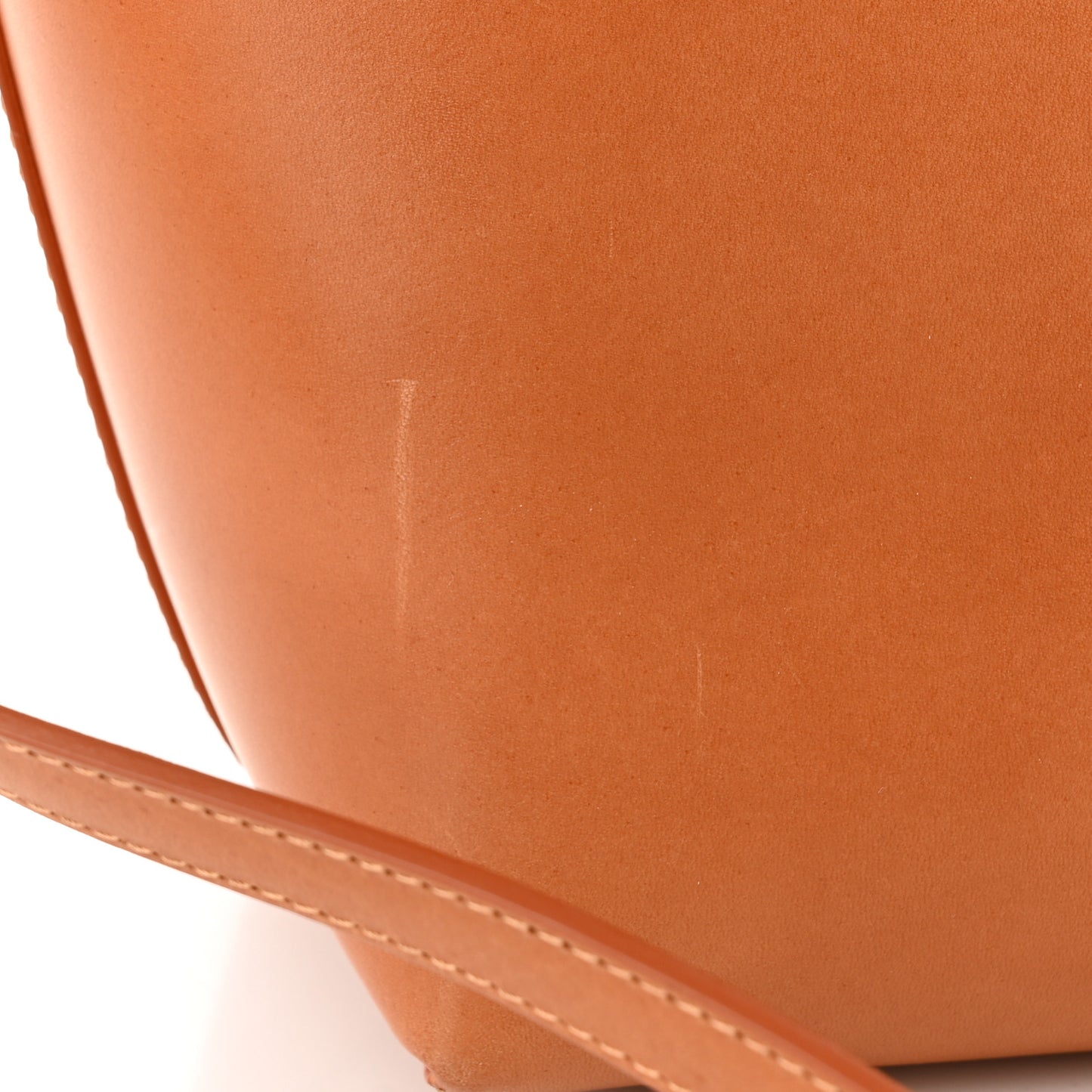 Calfskin Mini Bucket Bag Cammello Rosa