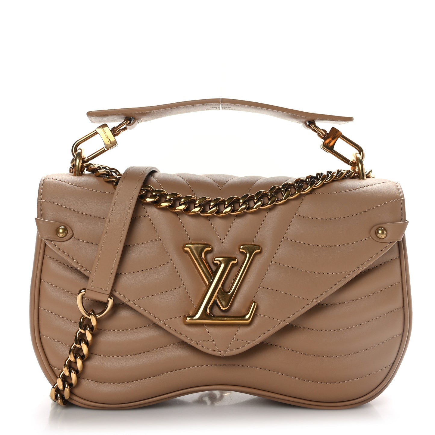 Calfskin New Wave Chain MM Noisette