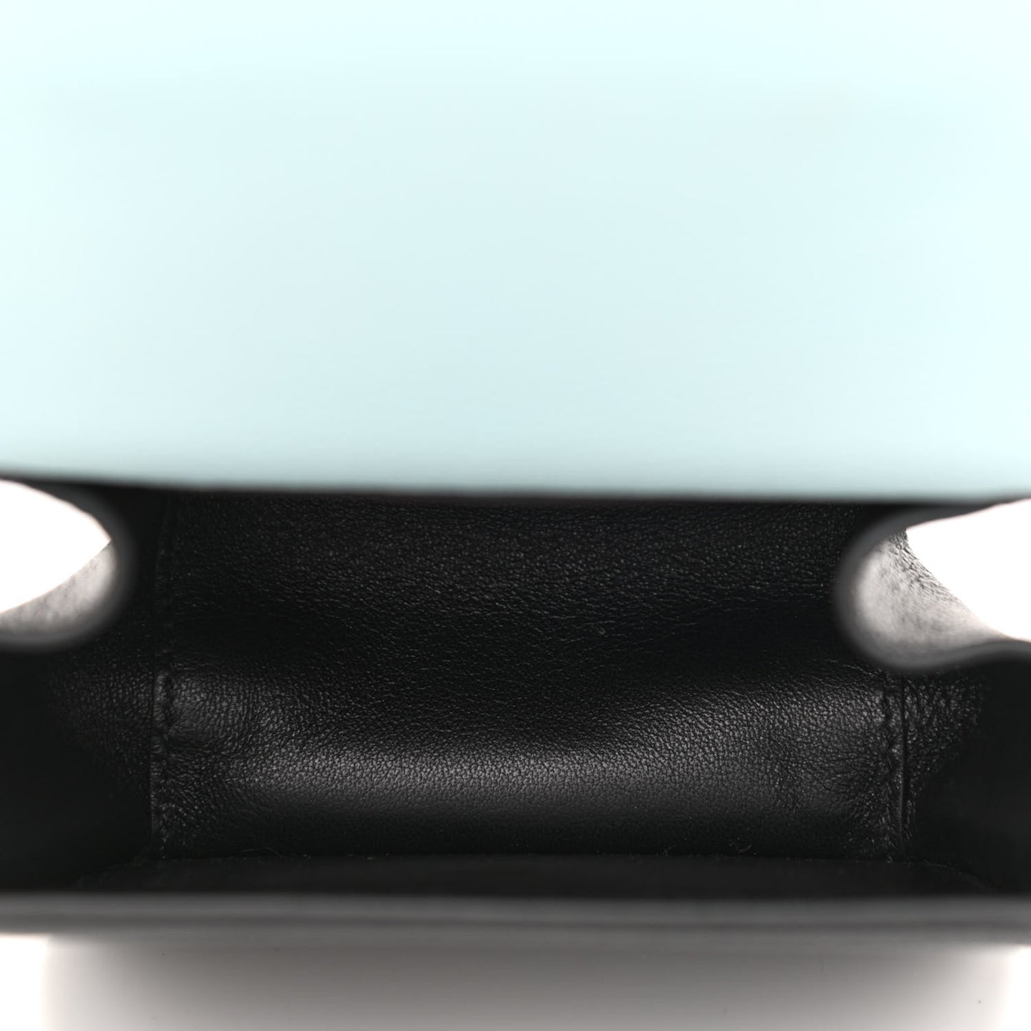Pebbled Calfskin Micro VSling Shoulder Bag Black