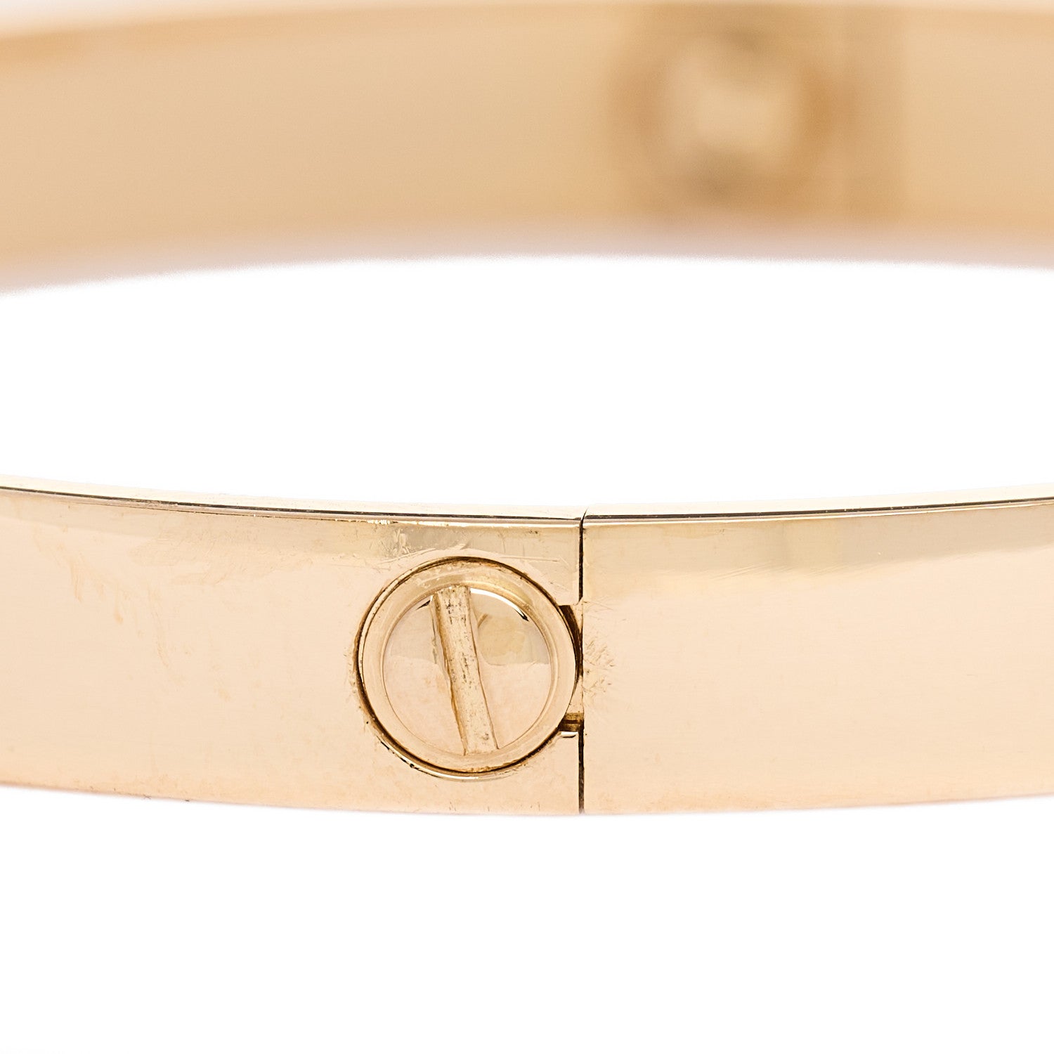 Cartier 18K Yellow Gold 4 Diamond LOVE Bracelet 16 9 of 11