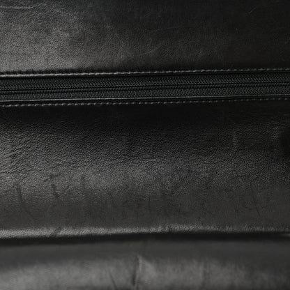 Chanel Lambskin Quilted Medium Double Flap Black 13 of 19