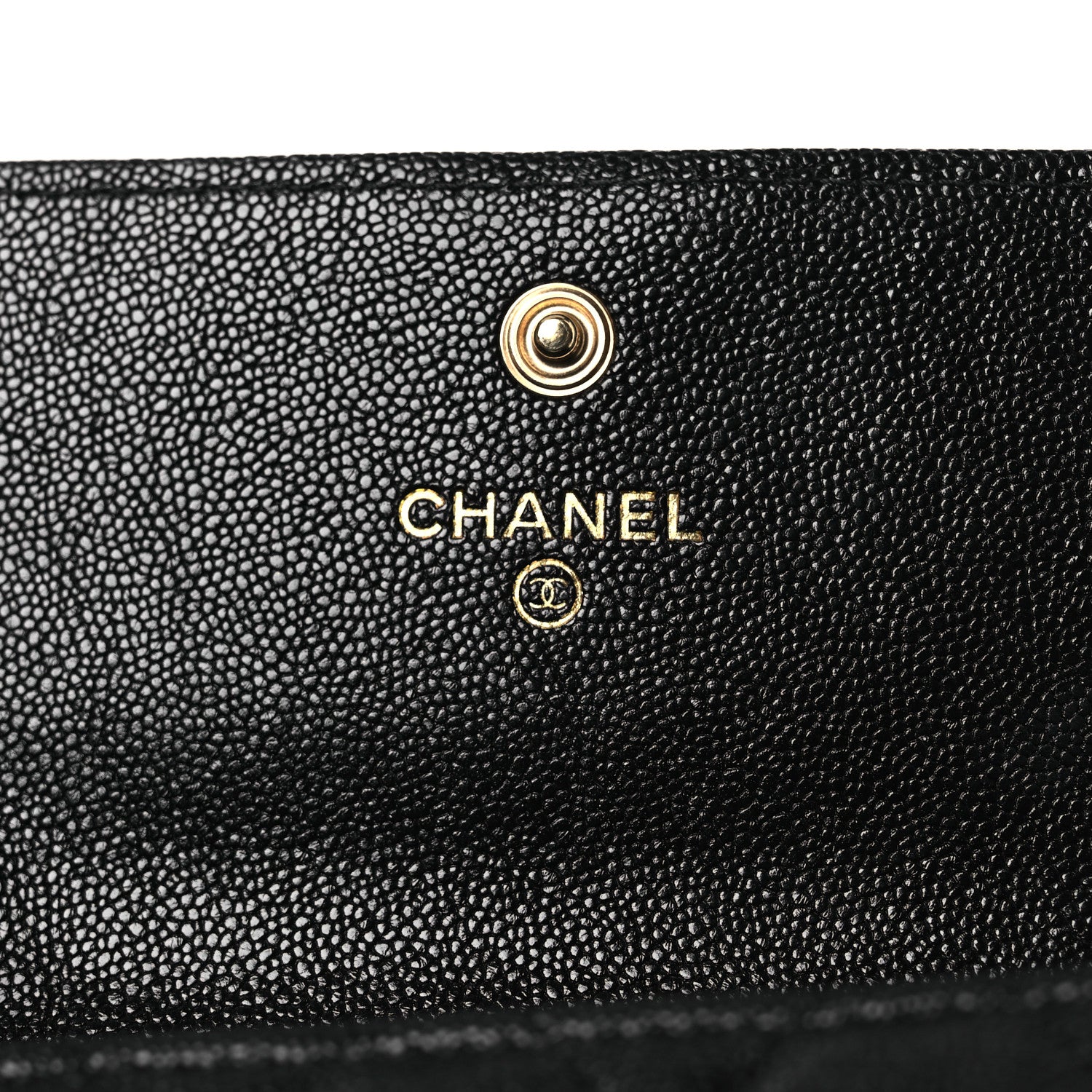 Chanel Caviar Quilted Medium Boy Flap Wallet Black 6 of 9