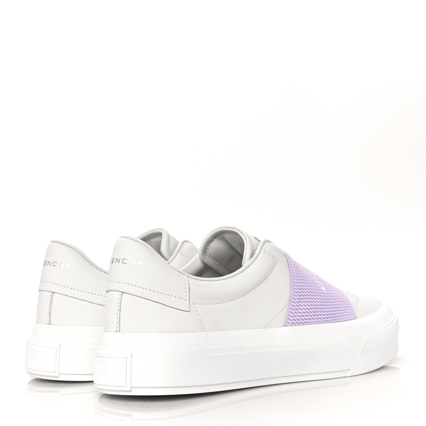 Calfskin Band Logo Womens City Sport Sneakers 39 Lilac