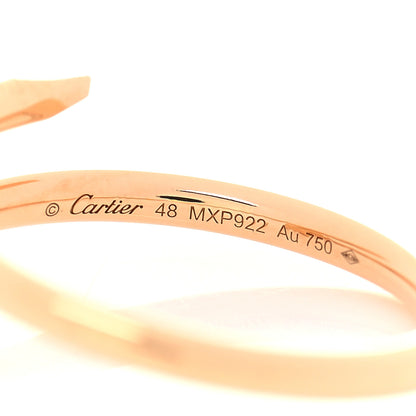 Cartier 18K Yellow Gold Small Juste Un Clou Ring 48 4.5 4 of 6