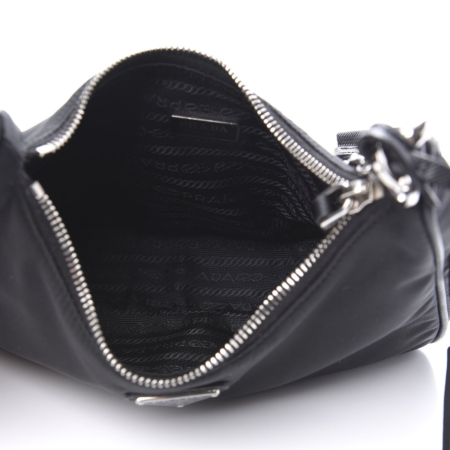 Prada Nylon Re-Edition 2005 Shoulder Bag Black 5 of 10