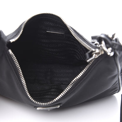 Prada Nylon Re-Edition 2005 Shoulder Bag Black 5 of 10