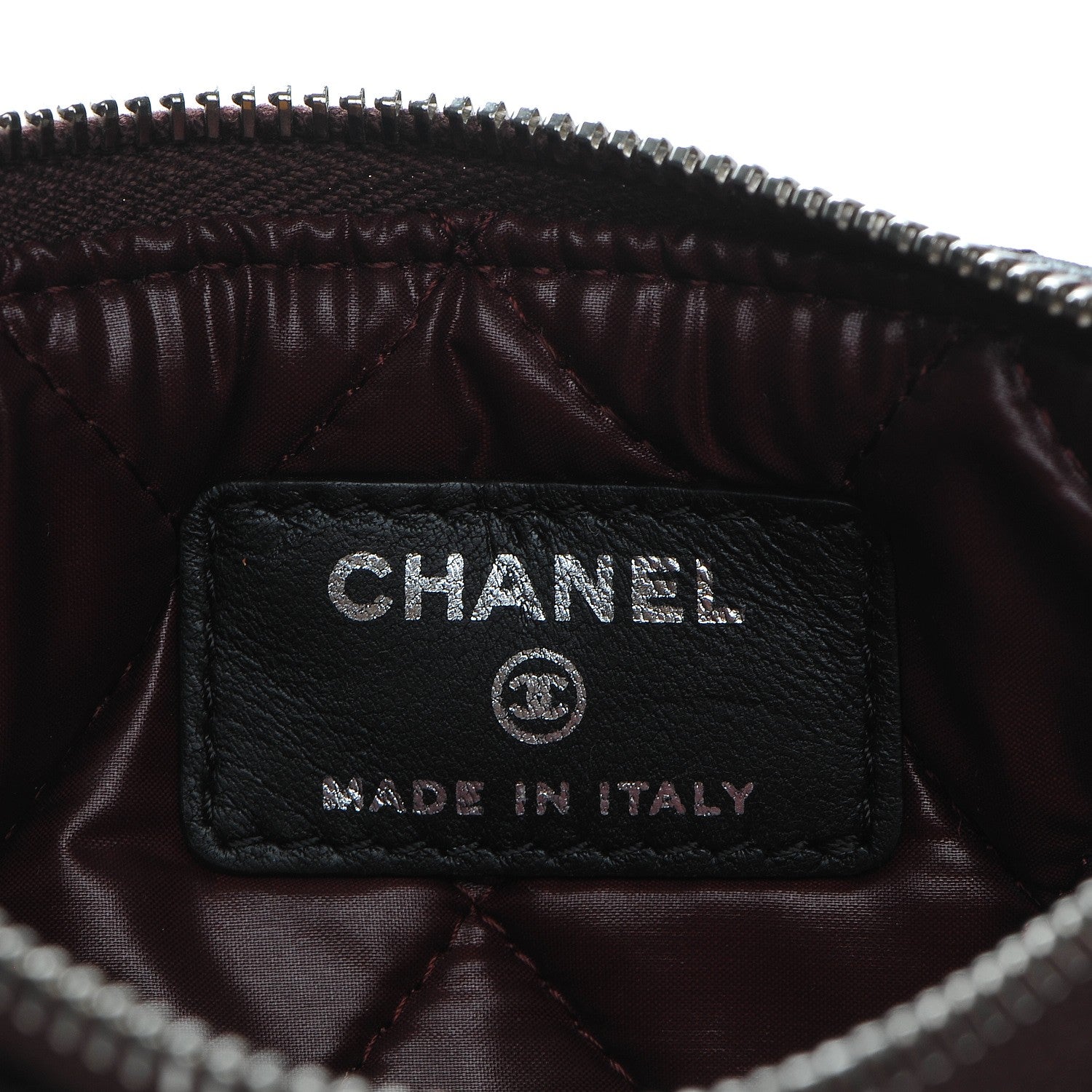 Chanel Lambskin Quilted Small Cosmetic Case Black 5 of 7