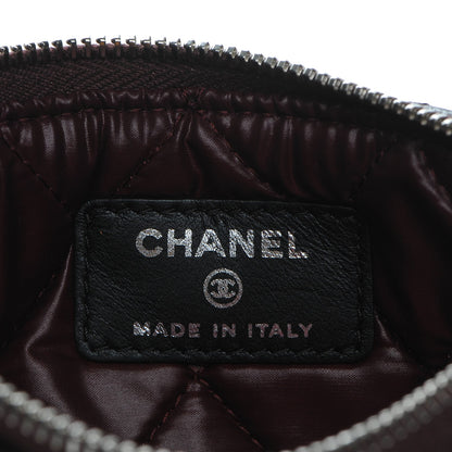 Chanel Lambskin Quilted Small Cosmetic Case Black 5 of 7