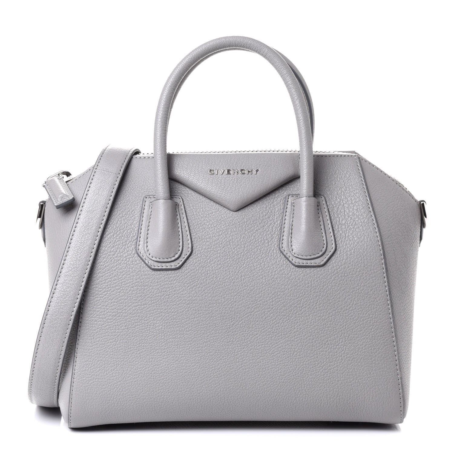 Givenchy Sugar Goatskin Small Antigona Pearl Grey 1 of 4