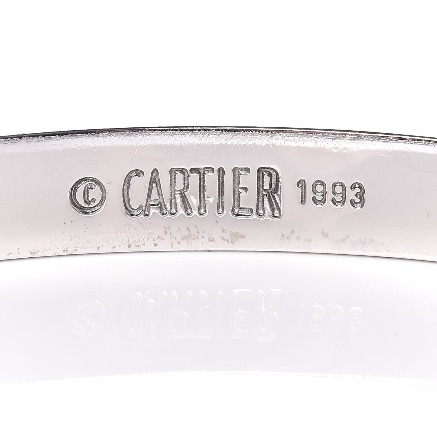 18K White Gold LOVE Bracelet 18