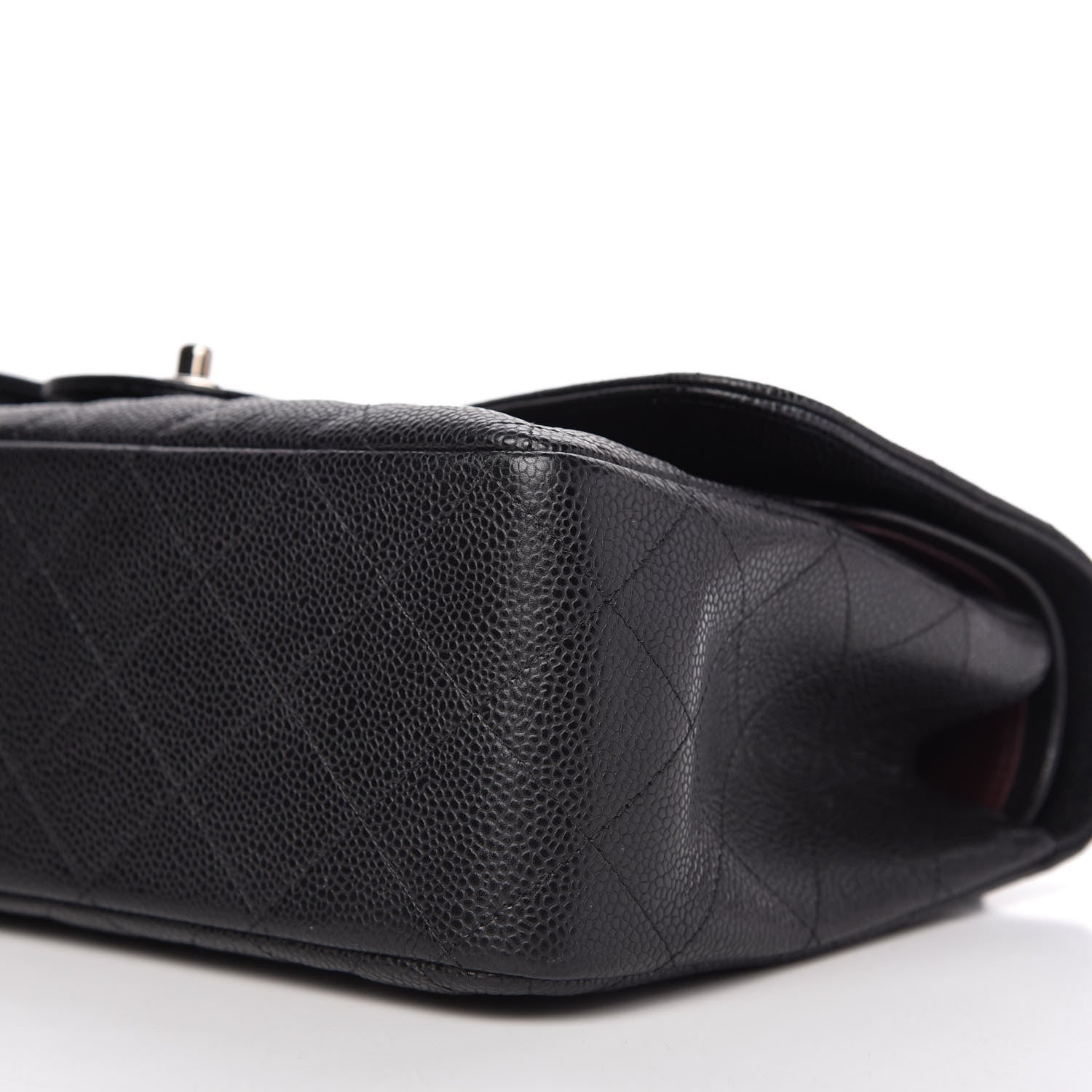 Chanel Caviar Quilted Jumbo Double Flap Black 7 of 11