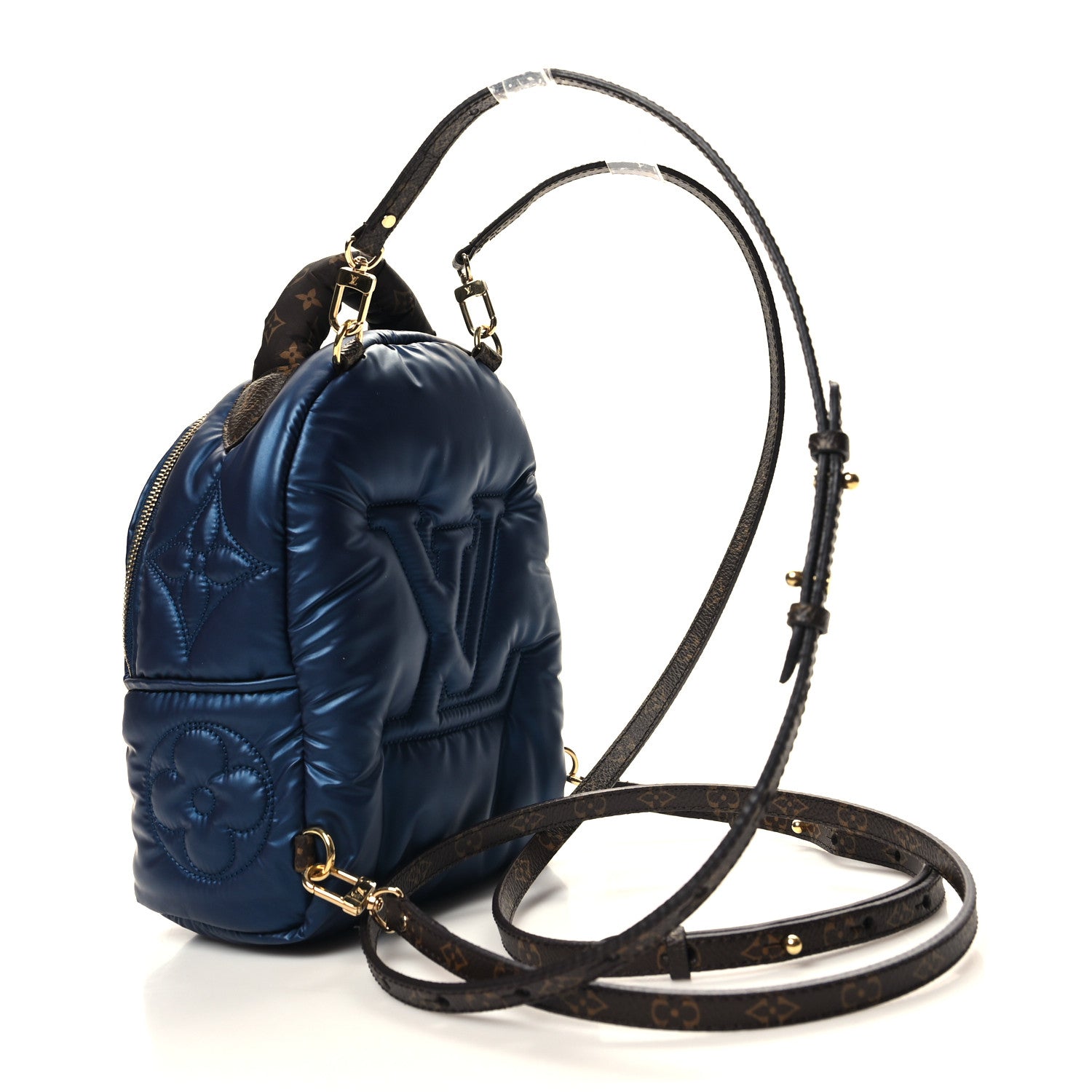 Louis Vuitton Econyl Mini Monogram Pillow Palm Springs Backpack Mini Navy 3 of 10