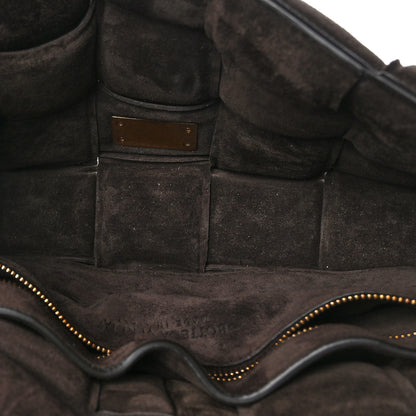 Bottega Veneta Suede Maxi Intrecciato Padded Chain Cassette Crossbody Bag Fondant 5 of 8
