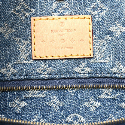 Louis Vuitton Monogram Denim Onthego MM Blue 6 of 9