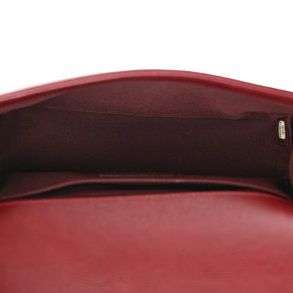Chanel Calfskin Double Stitch Medium Boy Flap Burgundy 5 of 13