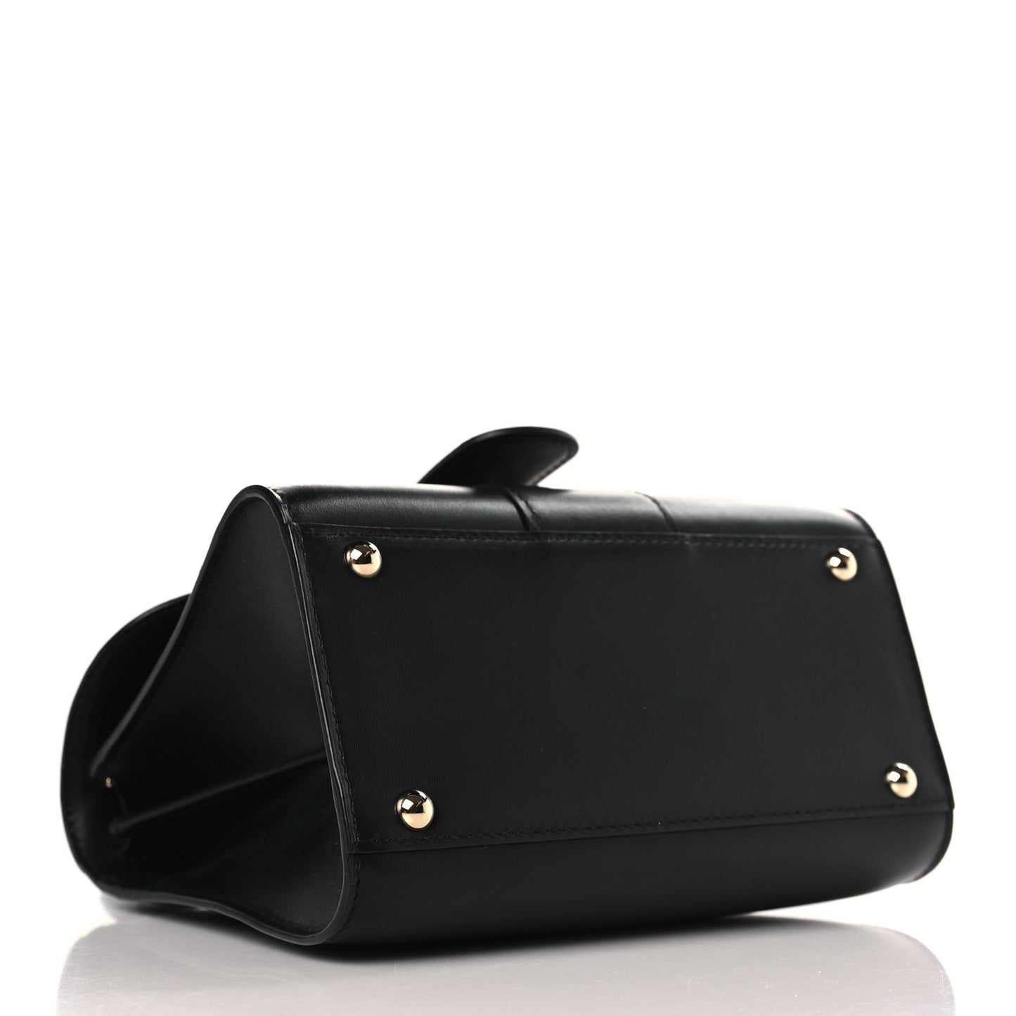 Box Calfskin Mini Brillant Satchel Black