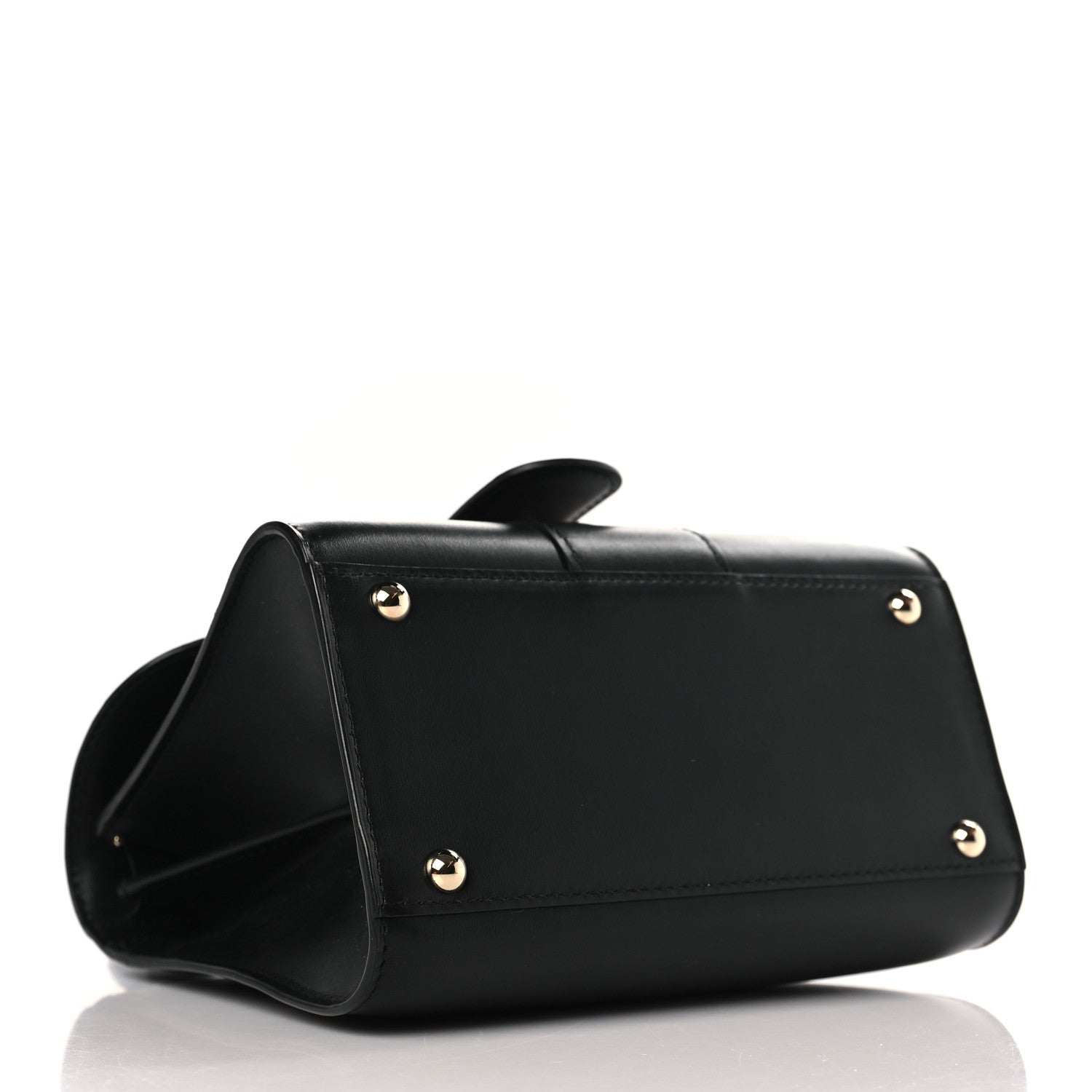 Delvaux Box Calfskin Mini Brillant Satchel Black 4 of 9
