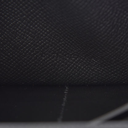 Hermes Epsom Kelly Longue Wallet Black 7 of 8