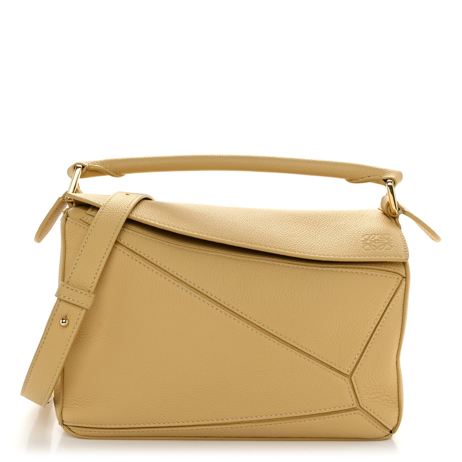 Loewe Calfskin Small Puzzle Bag Dark Butter 1 of 9