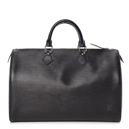 Louis Vuitton Epi Speedy 35 Black 1 of 11