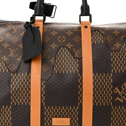 Louis Vuitton x Nigo Giant Damier Ebene Monogram Keepall Bandouliere 50 14 of 19