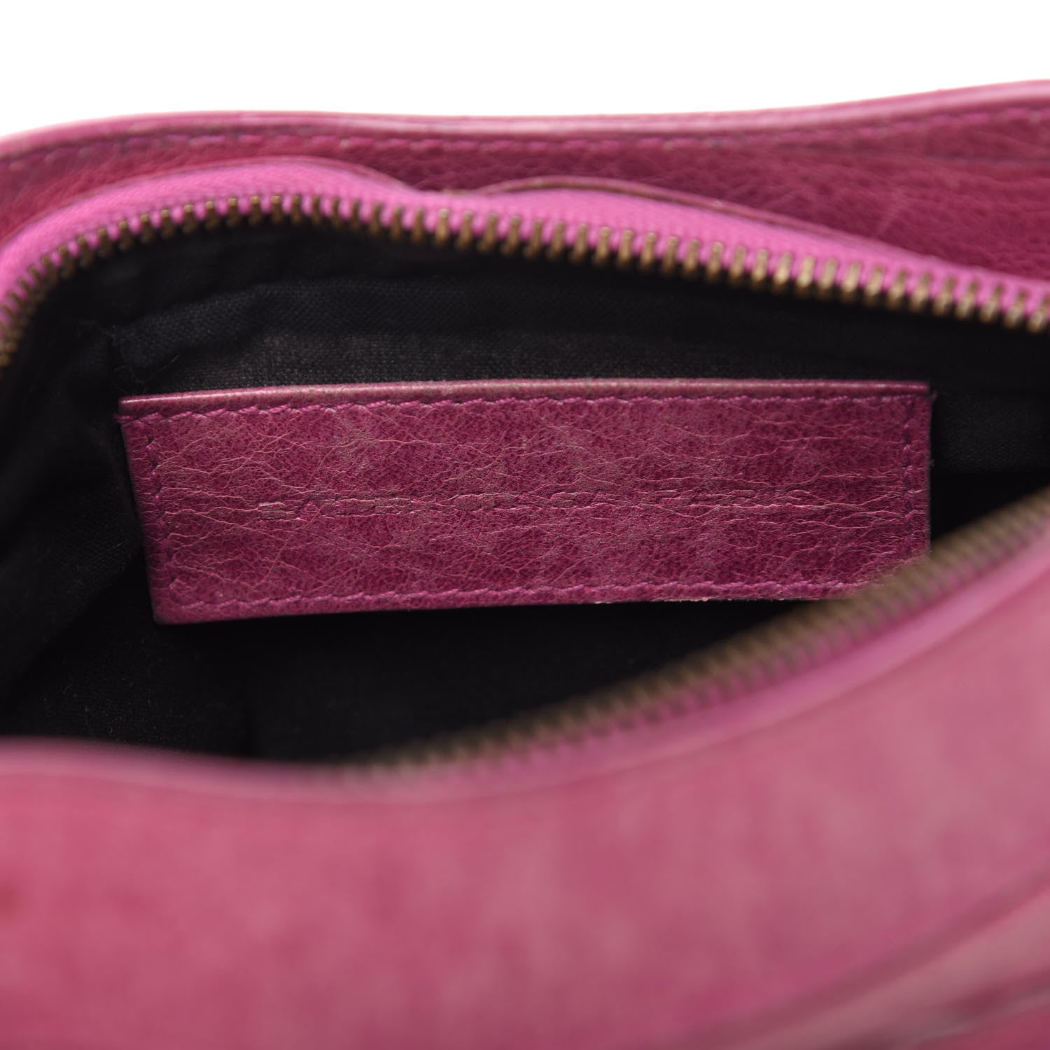 Balenciaga Chevre Classic Hardware Porte Toilette Makeup Clutch Magenta 8 of 10