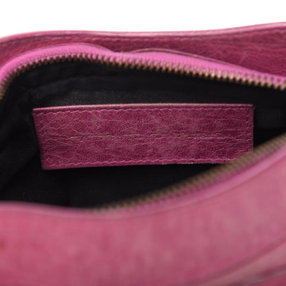 Balenciaga Chevre Classic Hardware Porte Toilette Makeup Clutch Magenta 8 of 10