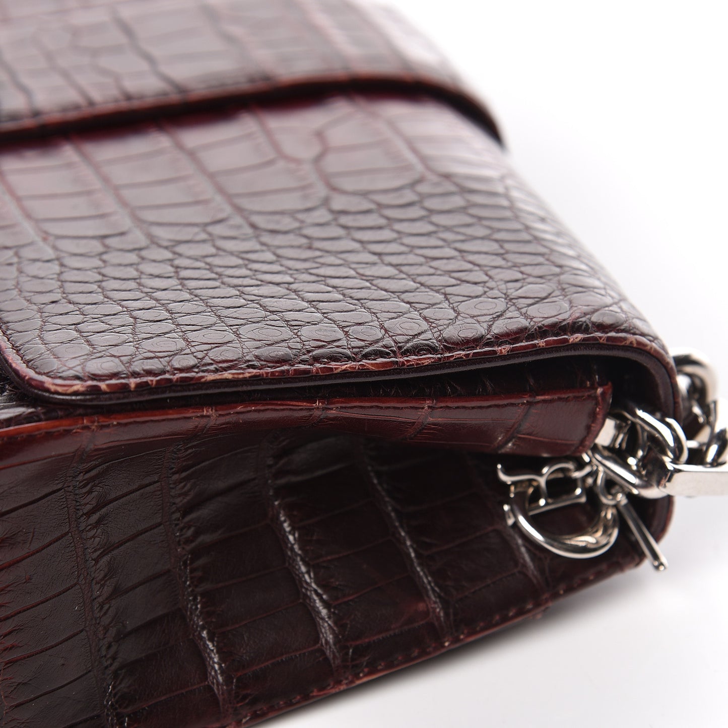 Crocodile Ombre Medium Miss Dior Flap