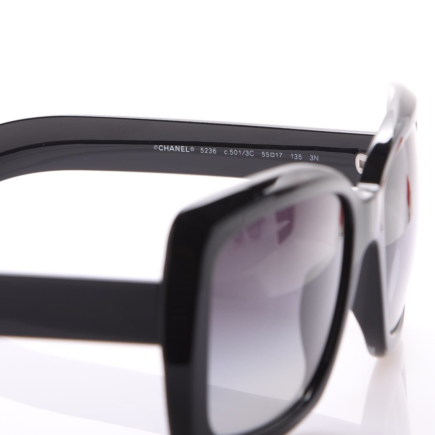 Chanel CC Sunglasses 5236 Black 5 of 8