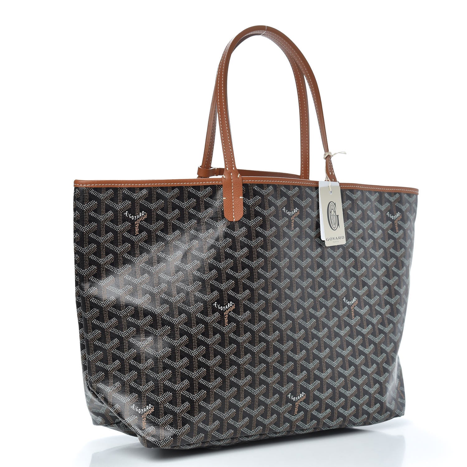 Goyard Goyardine Saint Louis PM Black Gold 3 of 9