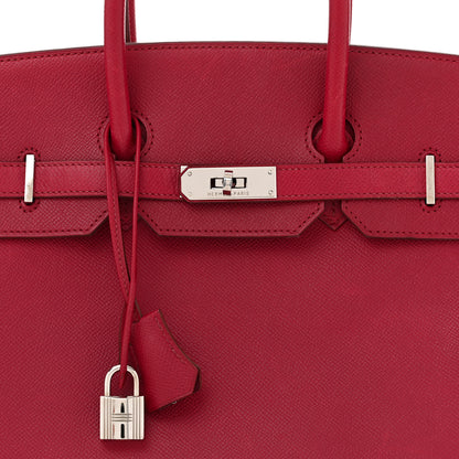 Hermes Epsom Birkin 35 Rubis 8 of 10