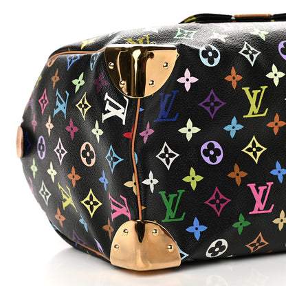Louis Vuitton Monogram Multicolor Speedy 30 Black 8 of 9