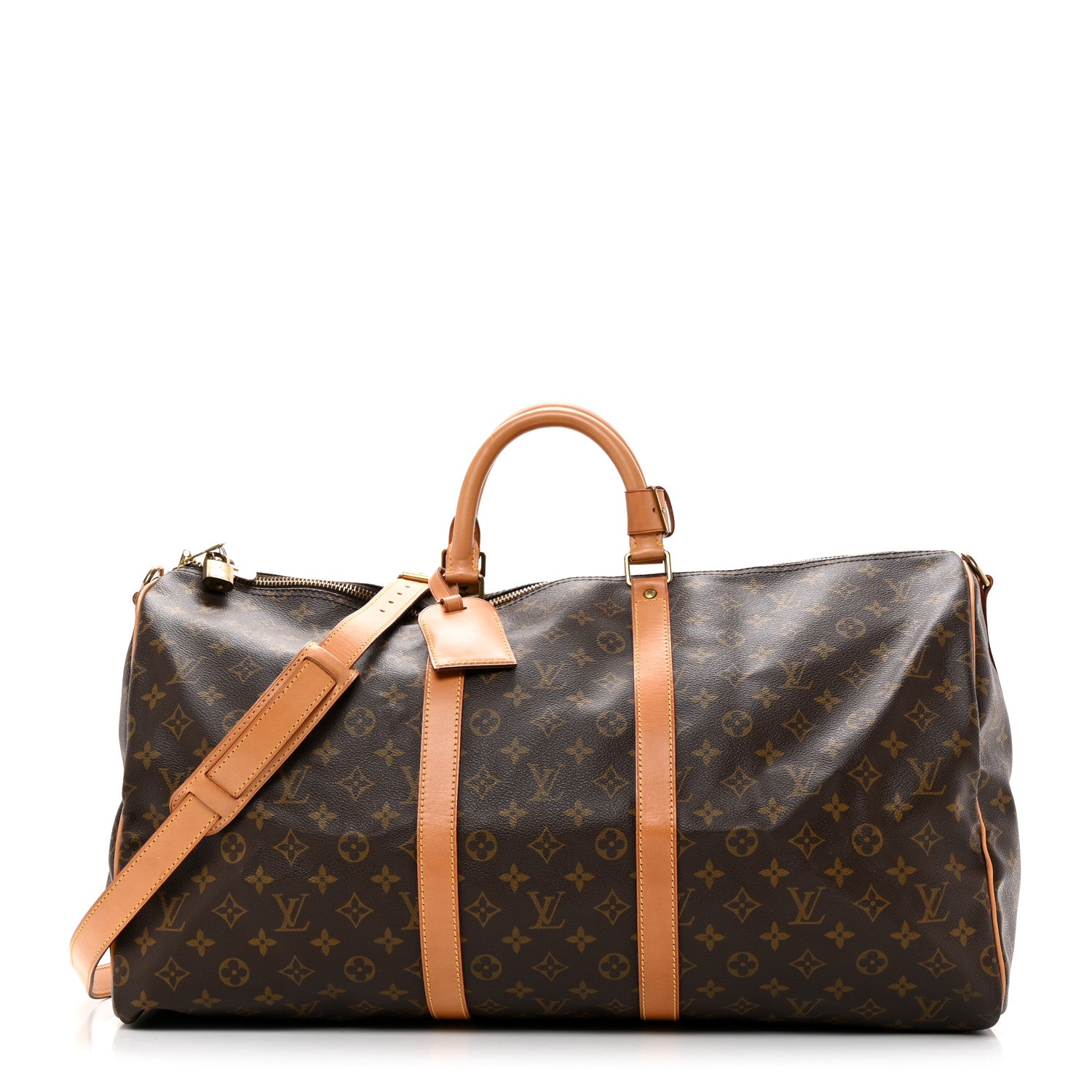 Louis Vuitton Monogram Keepall Bandouliere 55 1 of 12
