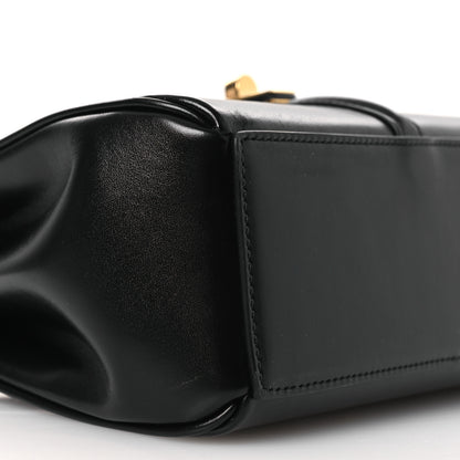 Celine Satinated Calfskin Mini 16 Top Handle Bag Black 19 of 29