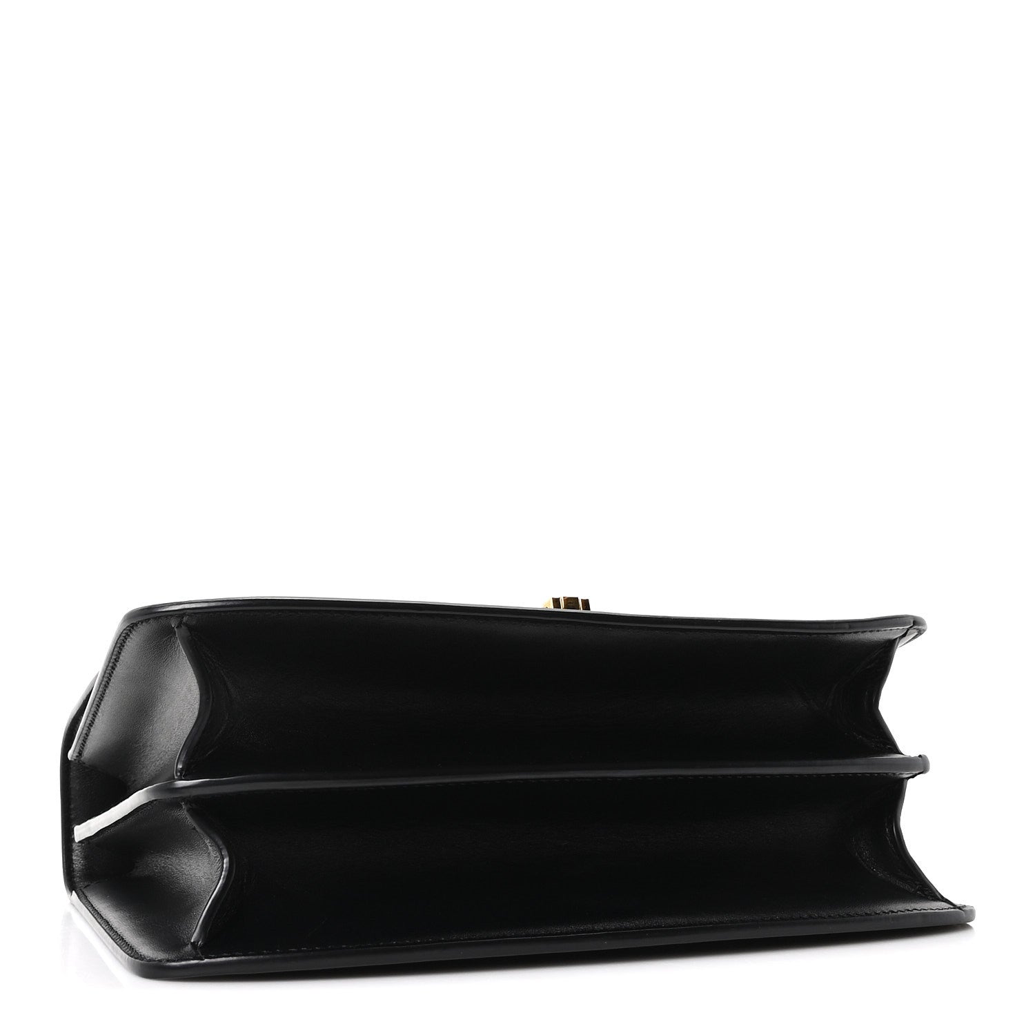 The Row Sleek Calfskin The Sofia 8.75 Top Handle Black 3 of 8