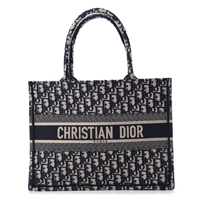 Christian Dior Oblique Medium Book Tote Blue Multicolor 1 of 9