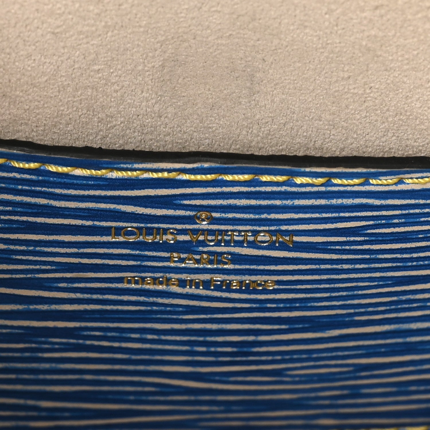 Louis Vuitton Epi Twist Shoulder Bag MM Denim Light 7 of 10