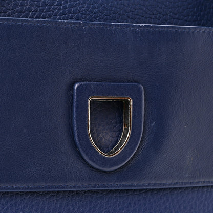 Christian Dior Bullcalf Medium Diorever Flap Navy 10 of 16