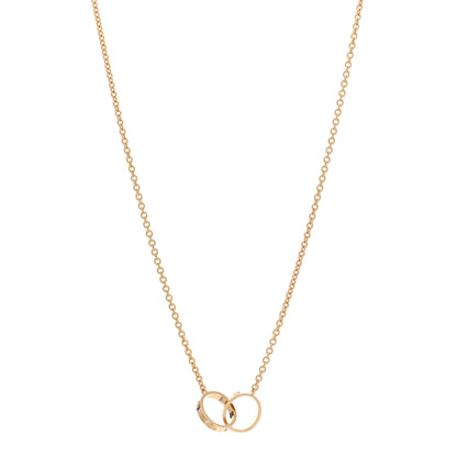 Cartier 18K Yellow Gold Interlocking LOVE Necklace 1 of 5