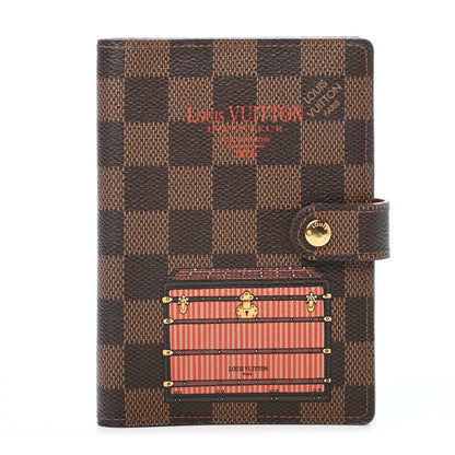 Louis Vuitton Damier Ebene Trunks and Bags Small Ring Agenda 1 of 6