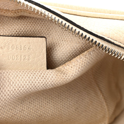 Gucci Pebbled Calfskin Small Soho Disco Bag Off White 7 of 10