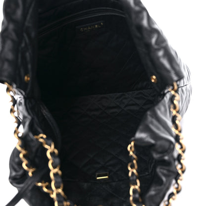 Chanel Shiny Caviar Quilted Monochrome Chanel 22 Black 6 of 11
